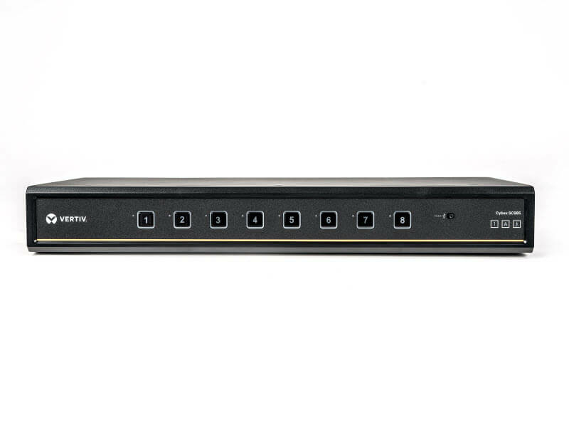 Vertiv Display Vertiv CYBEX SC Universal DP/H Secure KVM Switch 8-Port Dual Display ...