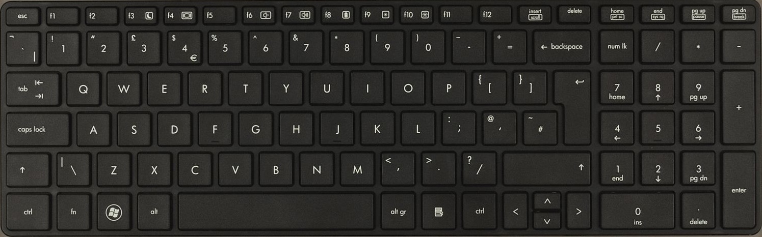 voedsel Scharnier Bezet HP Keyboard (EUROPEAN) (641180-B31) kopen » Centralpoint