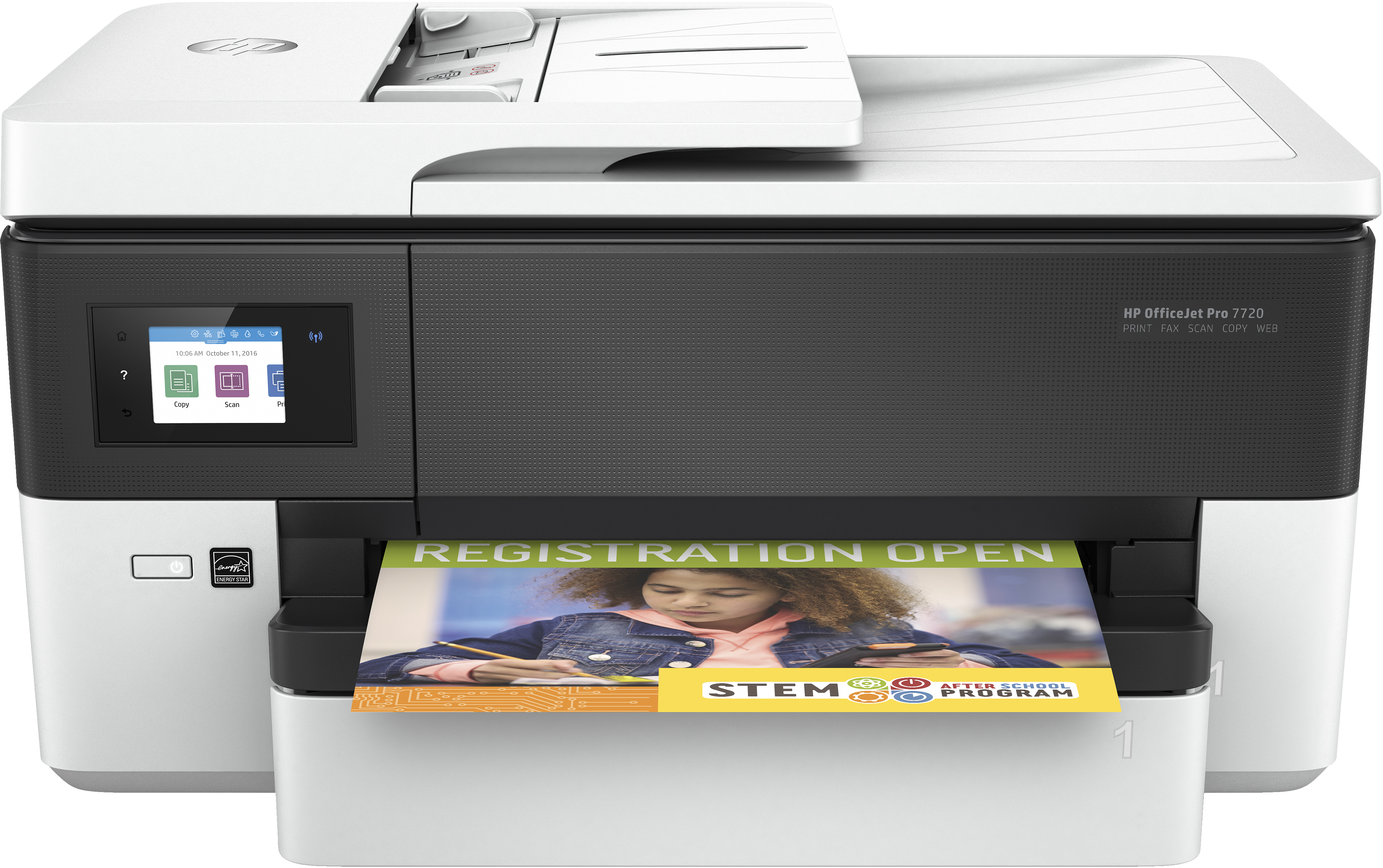 zonne Adviseren Discriminatie op grond van geslacht HP OfficeJet Pro HP OfficeJet Pro 7720 breedformaat All-in-One printer,  Kleur, Printer voor Kleine kantoren, Printen, kopiëren, scannen, faxen,  Invoer voor 35 vel; Printen via USB-poort aan voorzijde; Dubbelzijdig  printen (Y0S18A) kopen »