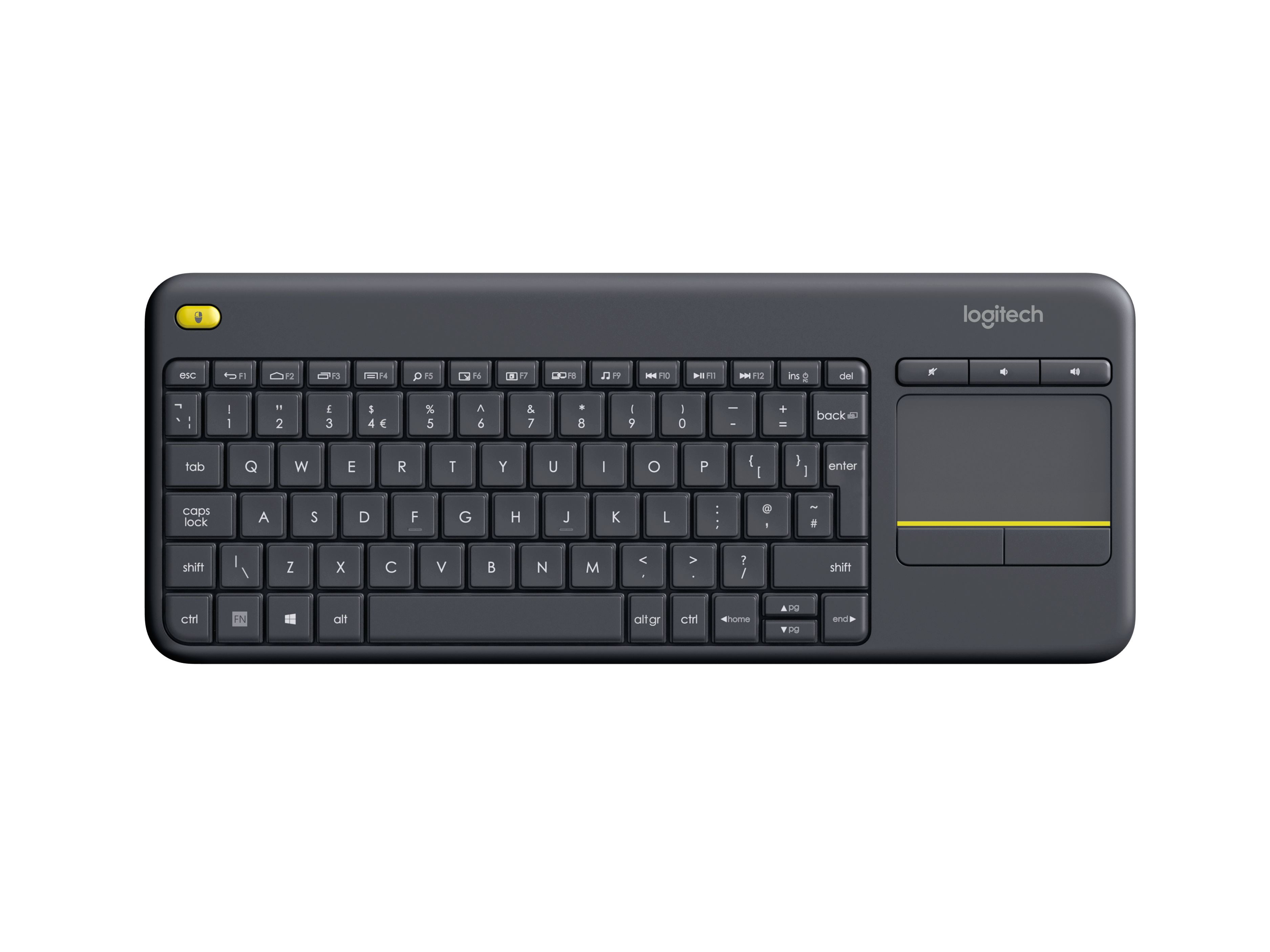 Logitech Wireless Touch Keyboard K400 Plus HTPC-toetsenbord voor pc-aansluiting (920-007131) kopen » Centralpoint