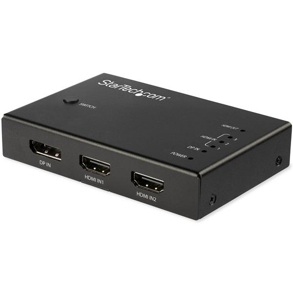Detecteren rundvlees Versterken StarTech.com 4 poorts HDMI video switch 3x HDMI en 1x DisplayPort 4K 60Hz  (VS421HDDP) kopen » Centralpoint