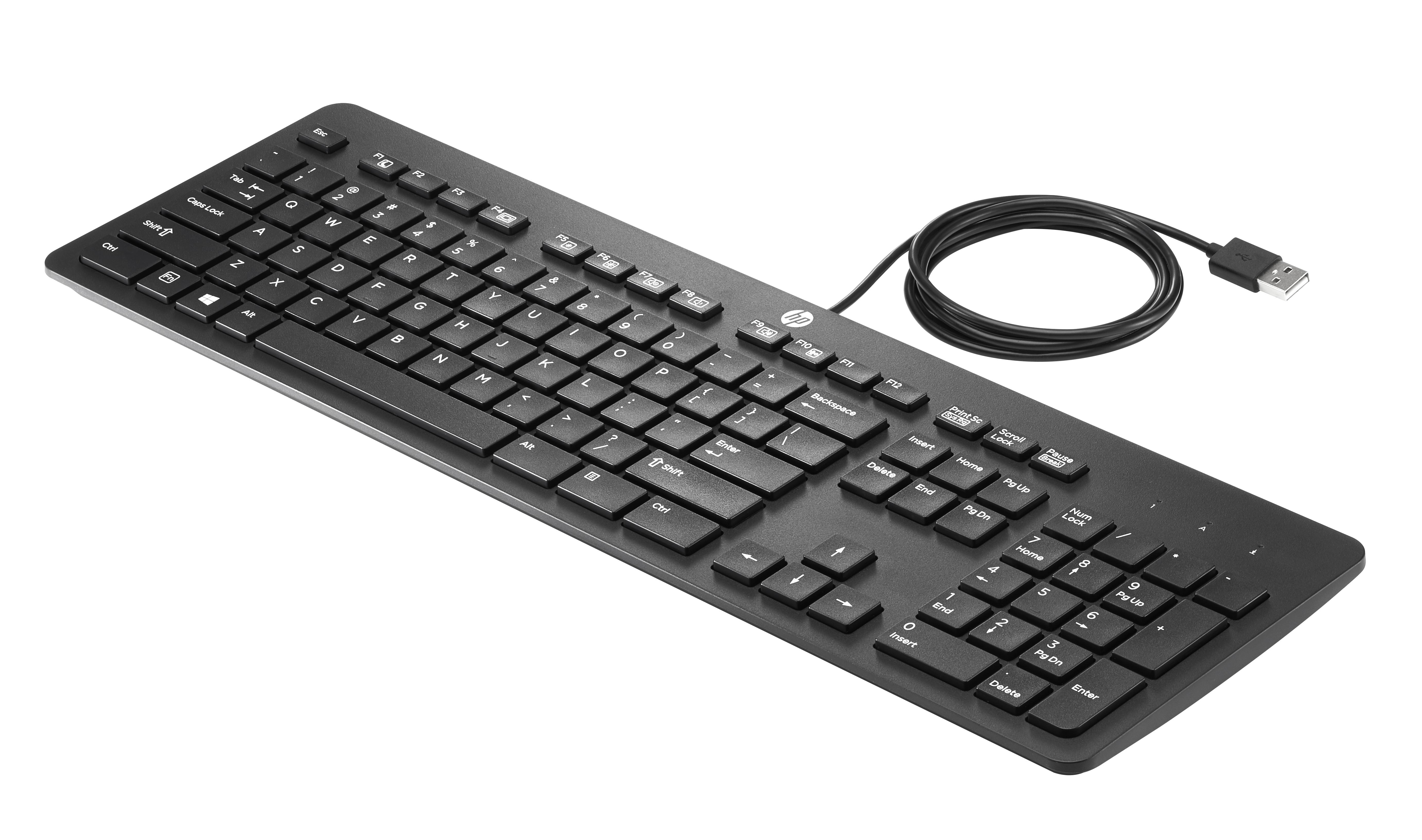 doe niet Onderhandelen Denk vooruit HP USB Business Slim Keyboard (N3R87AA#AC0) kopen » Centralpoint