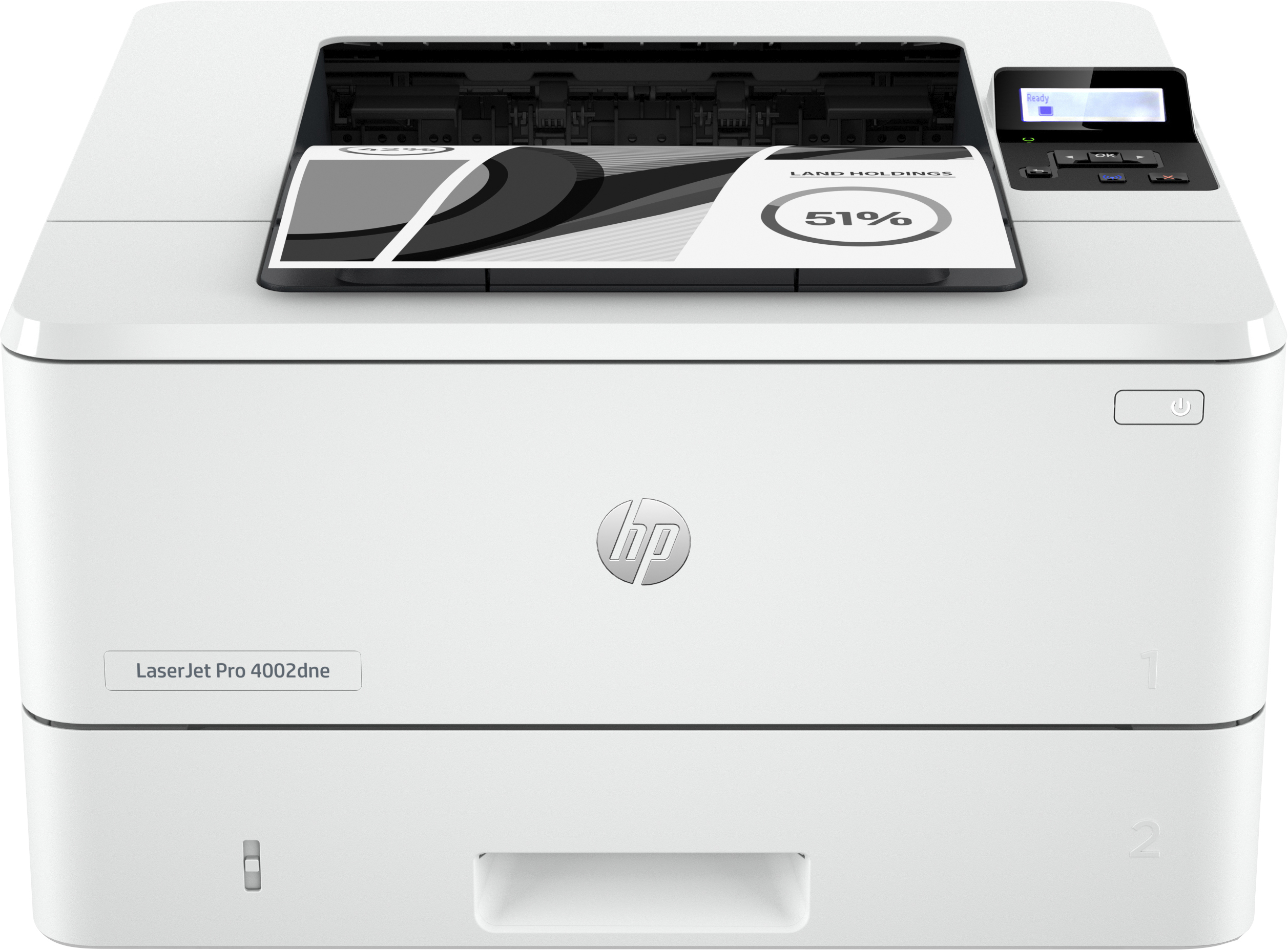 HP LaserJet Pro LaserJet Pro 4002dne printer, Zwart-wit, Printer voor Kleine en ondernemingen, Print, HP+; Geschikt voor HP Instant Ink; Dubbelzijdig printen; Optionele high-capacity laden; JetIntelligence-cartridge; Printen vanaf ...