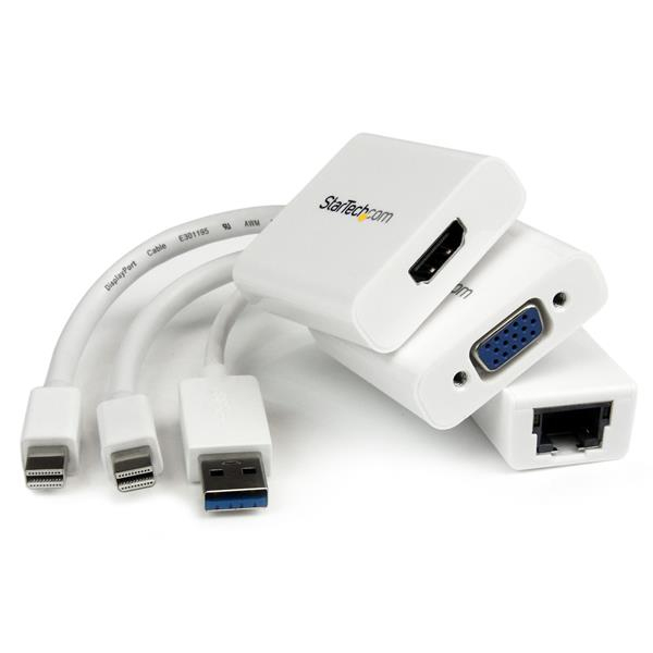 Voorstellen laden gemeenschap StarTech.com Macbook Air accessoireset MDP-naar-VGA / HDMI en USB 3.0  gigabit Ethernet-adapter (MACAMDPGBK) kopen » Centralpoint