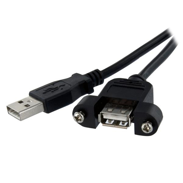 verdediging Een nacht Meting StarTech.com 30 cm lange, paneelgemonteerde USB-kabel A naar A F/M  (USBPNLAFAM1) kopen » Centralpoint