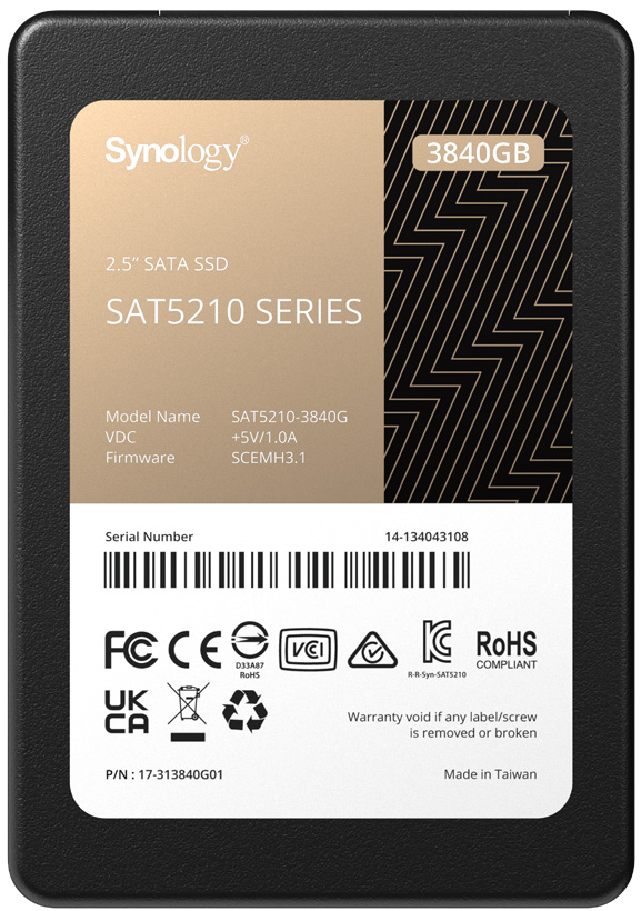 compleet Gezond eten Inloggegevens Synology SSD 2.5” SATA 3840GB (SAT5210-3840G) kopen » Centralpoint