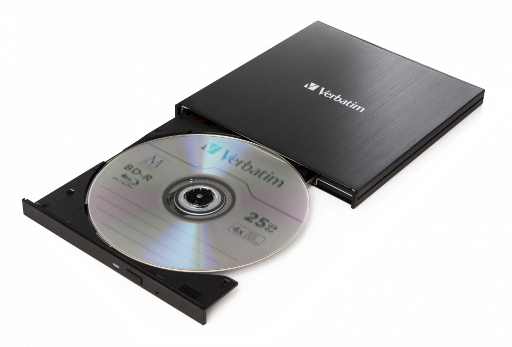 Verbatim Graveur Blu-ray externe, Ultra HD 4K, USB 3.1 Gen 1 Type C (43889)  - Dustin Belgique