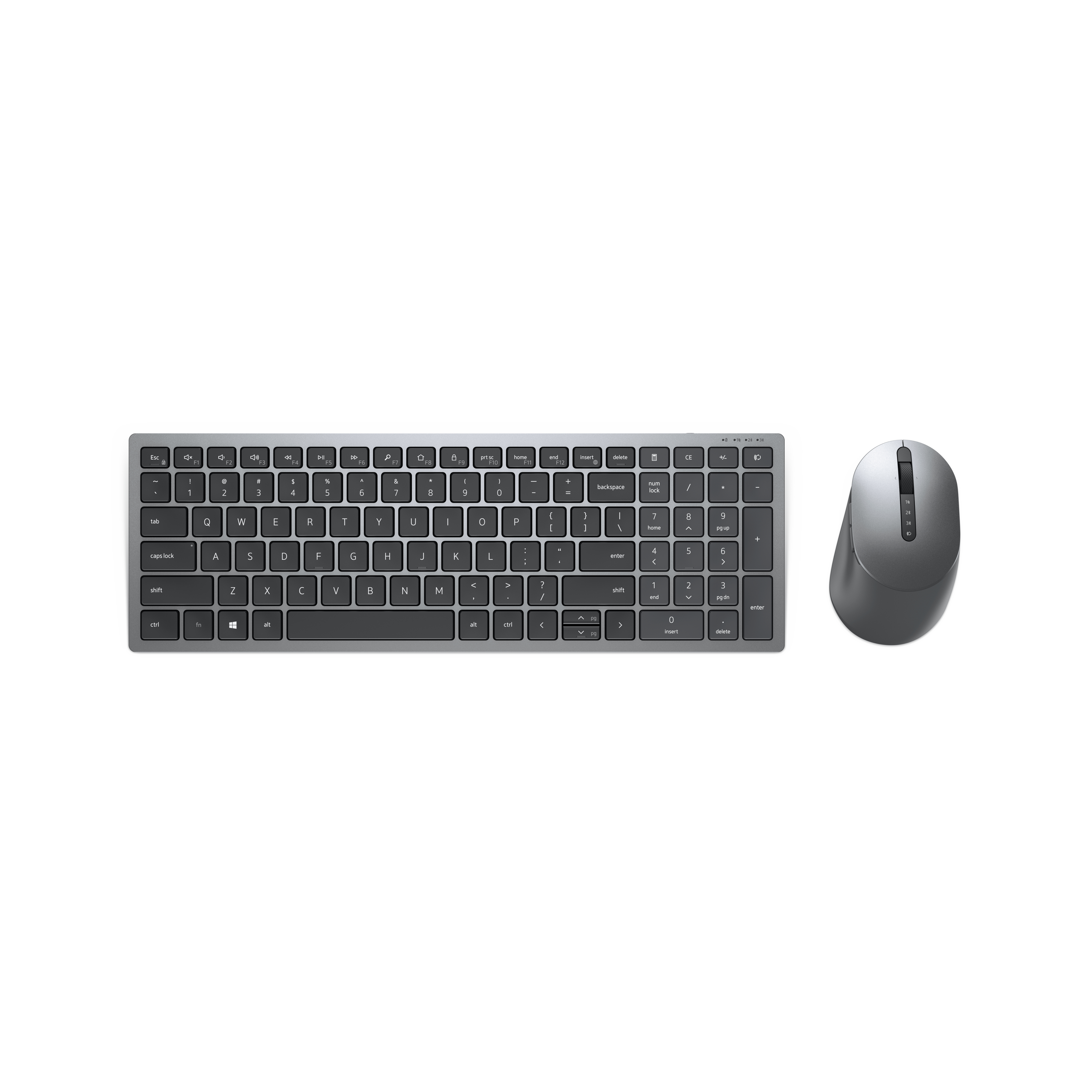 Draadloze toetsenbord en meerdere apparaten - KM7120W - internationaal (QWERTY) (KM7120W-GY-INT) kopen » Centralpoint