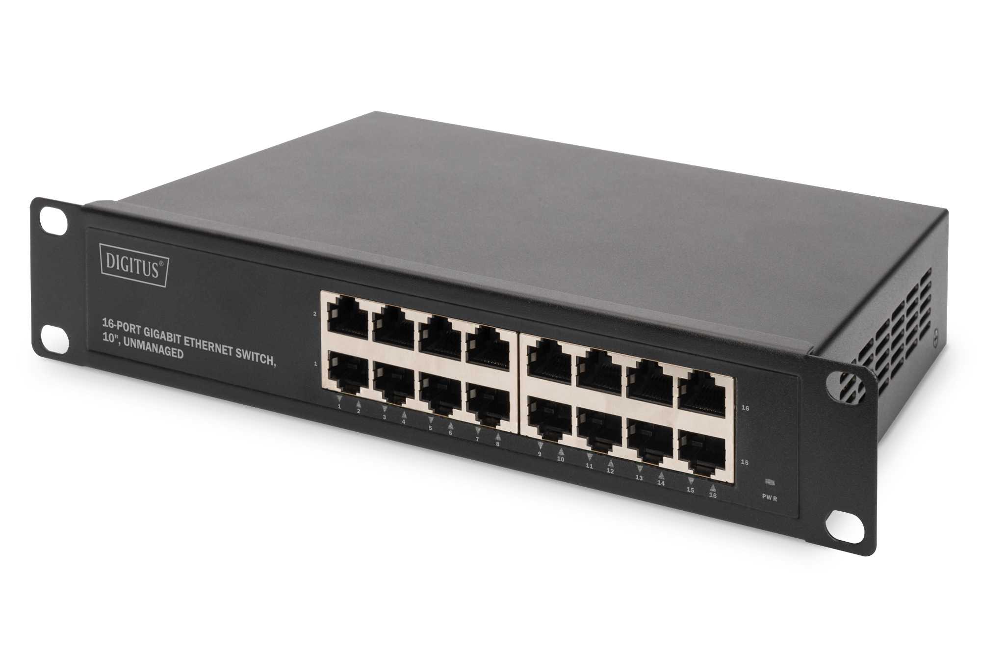 Digitus DIGITUS Commutateur Gigabit Ethernet 10 pouces 16 ports, non  administré (DN-80115) - Dustin Belgique