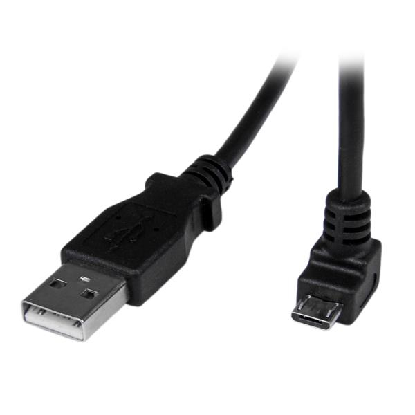 Vliegveld richting knal StarTech.com 2 m micro USB-kabel A-naar-micro-B met neerwaartse hoek  (USBAUB2MD) kopen » Centralpoint
