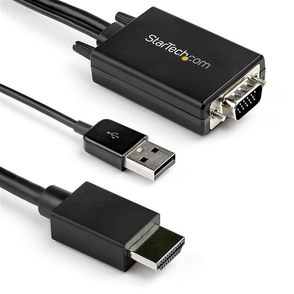 StarTech.com VGA naar HDMI kabel adapter USB-voeding 1080p m » Centralpoint