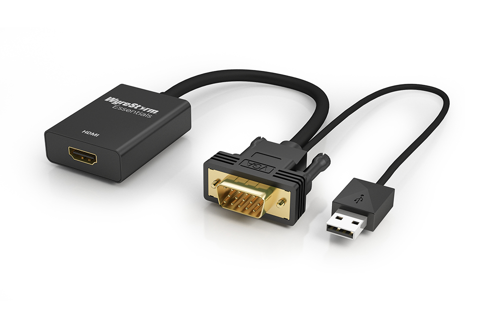 lelijk Tutor Tablet WyreStorm Active VGA to HDMI Adapter Cable, VGA Plug (Male) with USB Power  to HDMI Jack (Female) (EXP-HDMI-VGA) kopen » Centralpoint