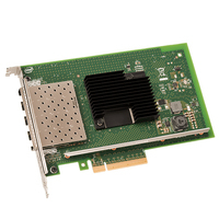 Intel Carte réseau convergent Ethernet ® X710-DA4 Carte de réseaux - Noir,Vert,Acier inoxydable