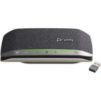 POLY Sync 20+, Microsoft, USB-C (BT600C) Luidsprekertelefoon - Zwart, Zilver