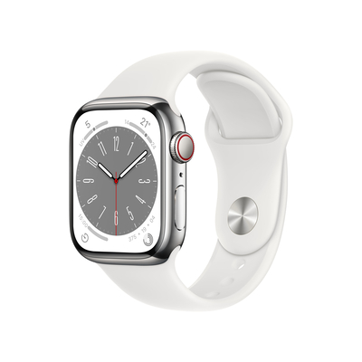 Apple watch series 4 silver with black hot sale band