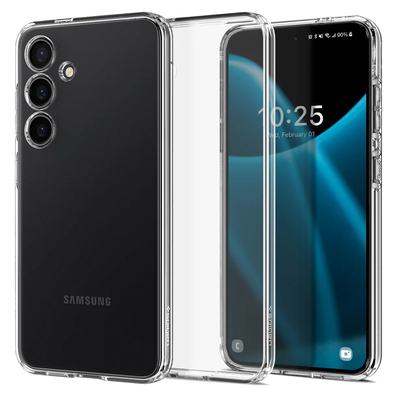 Spigen Spigen Liquid Crystal Backcover Samsung Galaxy S24 - Crystal Clear  (ACS07343) - Dustin Belgique