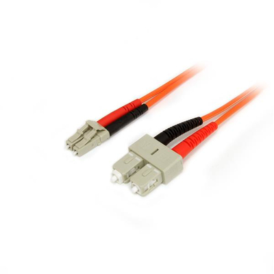 Lindy 10m OM2 LC - SC Duplex câble de fibre optique Orange