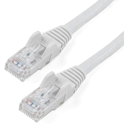 StarTech.com 50ft (15m) CAT6 Ethernet Cable, LSZH (Low Smoke Zero Halogen)  10 GbE Snagless 100W PoE UTP RJ45 Gray Network Patch Cord, ETL