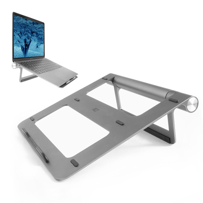 Support Ordinateur Portable (5kg) - Socle Ordinateur Portable en Aluminium,  Argenté - Réhausseur PC pour MacBook Air/Pro, Dell XPS, Lenovo 