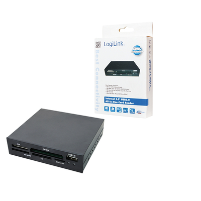ednet Lecteur de carte mémoire externe USB 2.0 noir