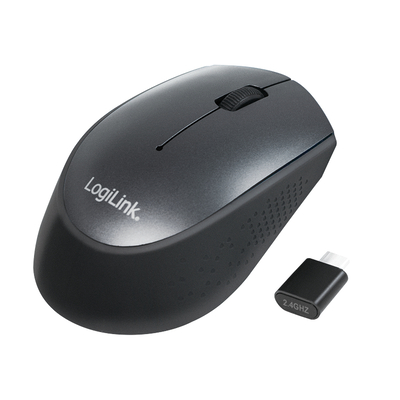 LogiLink Wireless Optical USB-C Mouse, 2.4 GHz (ID0160) - Dustin Belgique