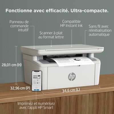 HP LaserJet LaserJet MFP M140w printer, Zwart-wit, Printer voor Kleine kantoren, Printen, kopiëren, scannen, Scannen naar e-mail; Scannen naar pdf; Compact formaat kopen »