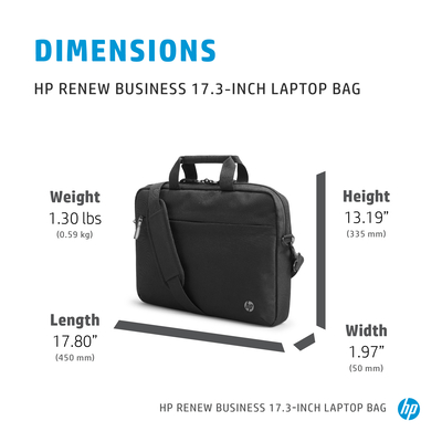 graven Knipperen Jonge dame HP Renew Business 17,3-inch laptoptas (3E2U6AA) kopen » Centralpoint
