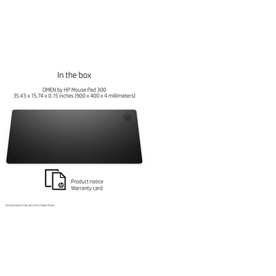Voor een dagje uit Springplank Bestuurbaar HP OMEN by HP Mouse Pad 300 (1MY15AA#ABB) kopen » Centralpoint