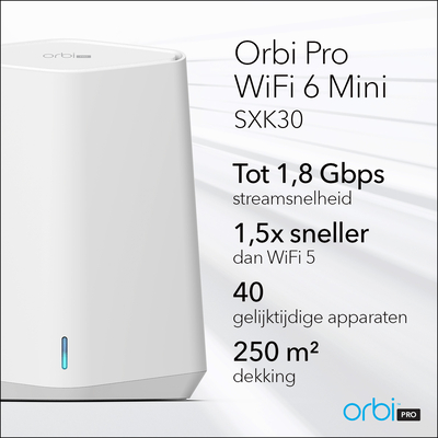 Netgear Orbi Pro WiFi 6 Mesh System 2-Pack (SXK30-100EUS)