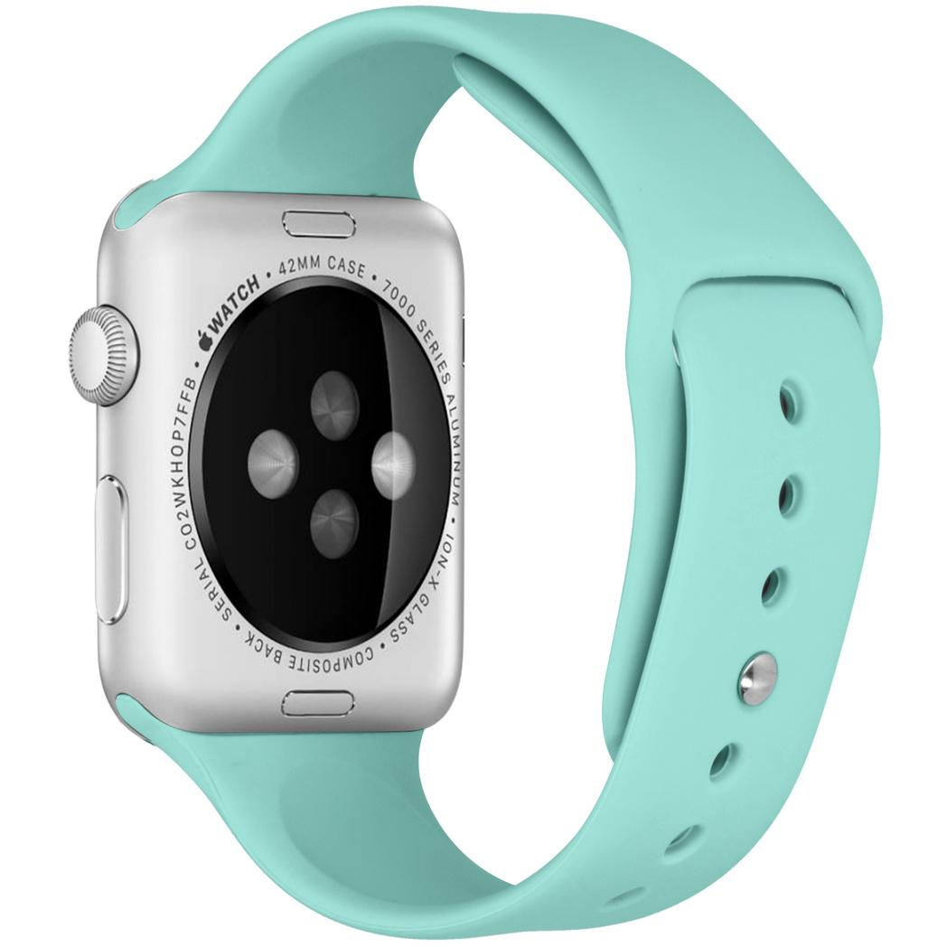imoshion Siliconen sport bandje Apple Watch 44 / 42 mm - Mintgroen -  Mintgroen / Mint Green (AWA4412280008) kopen » Centralpoint