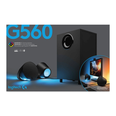 Logitech G G560 Haut-parleur gaming pour PC LIGHTSYNC (980-001301)