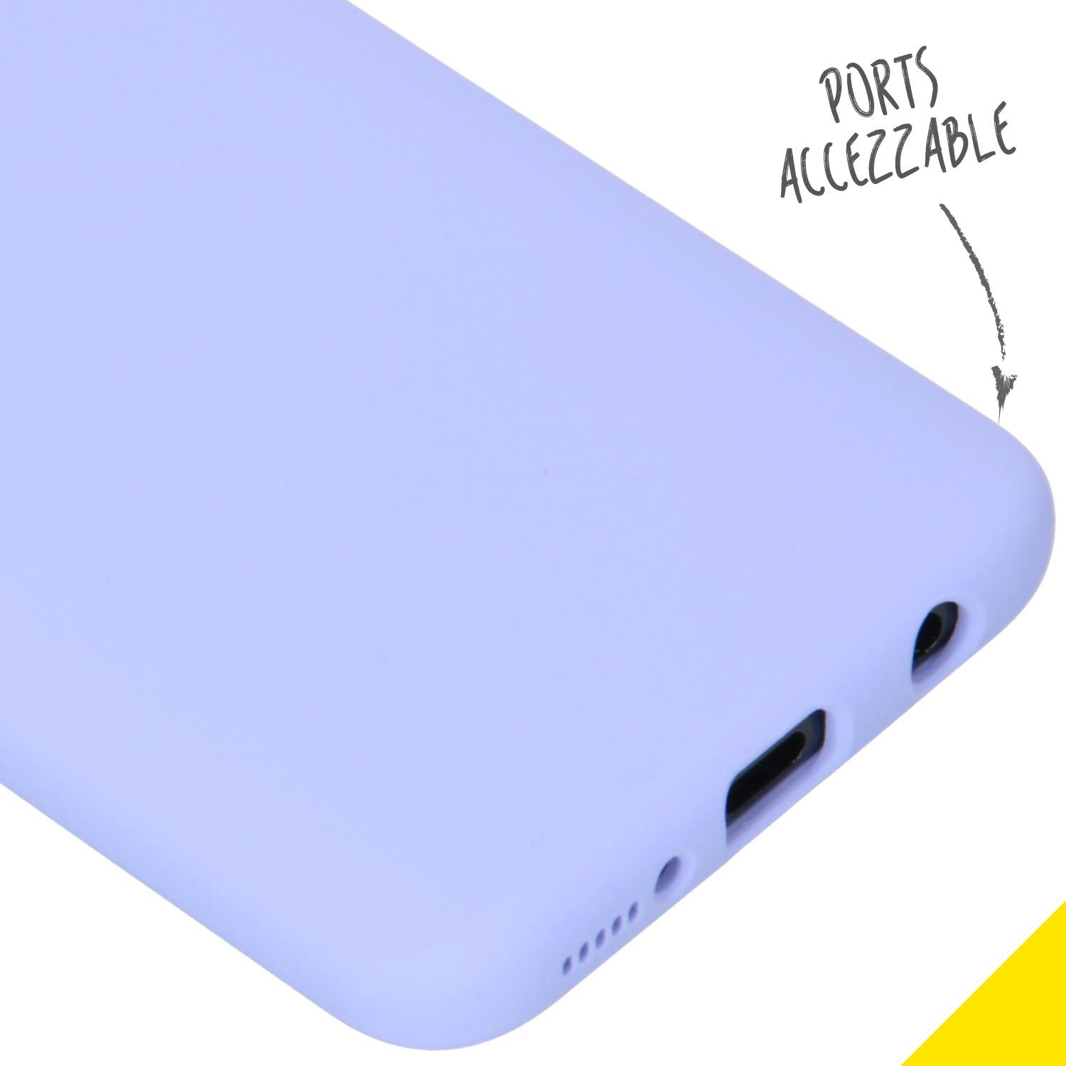 Tektonisch Overgang haakje Accezz Liquid Silicone Backcover Samsung Galaxy A40 - Paars - Paars /  Purple (A405FN60914203) kopen » Centralpoint